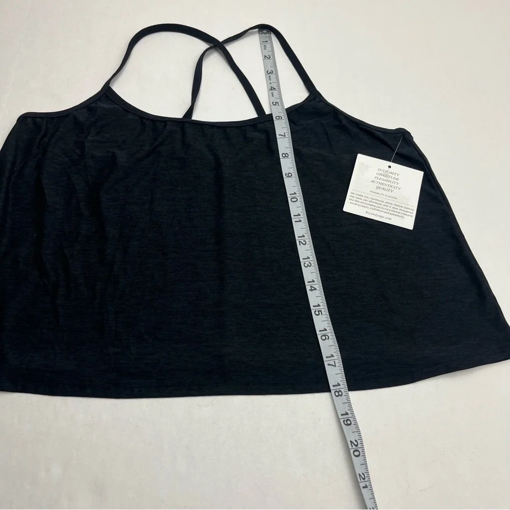Beyond Yoga Featherweight Drift Away Sleep Tank Spacedye Black Grey‎ Large NEW - Picture 9 of 10